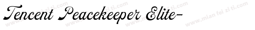 Tencent Peacekeeper Elite字体转换
